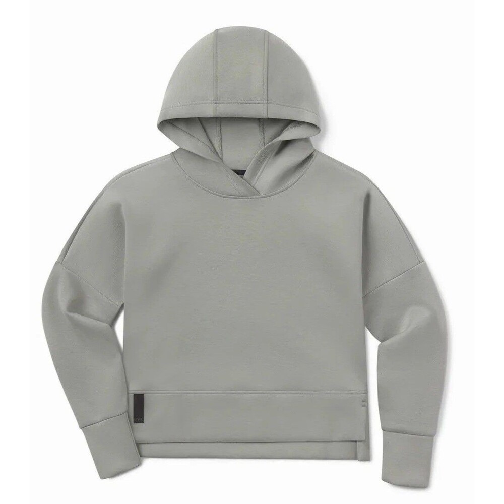 UNRL‎ Women’s LuxBreak Oversized Scuba Hoodie Eucalyptus XL Boxy Cropped Fit EUC